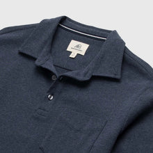 Load image into Gallery viewer, Cary Fleece Polo Navy