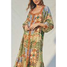 Load image into Gallery viewer, Contrast Trim Maxi Dress
