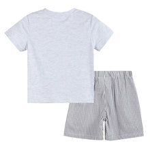 Load image into Gallery viewer, Gray Mallard Smocked Shirt and Shorts