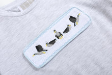 Load image into Gallery viewer, Gray Mallard Smocked Shirt and Shorts