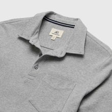 Load image into Gallery viewer, Cary Fleece Polo Grey
