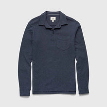 Load image into Gallery viewer, Cary Fleece Polo Navy