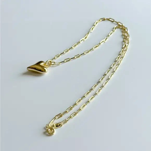 Mon Amour Heart Charm Necklace