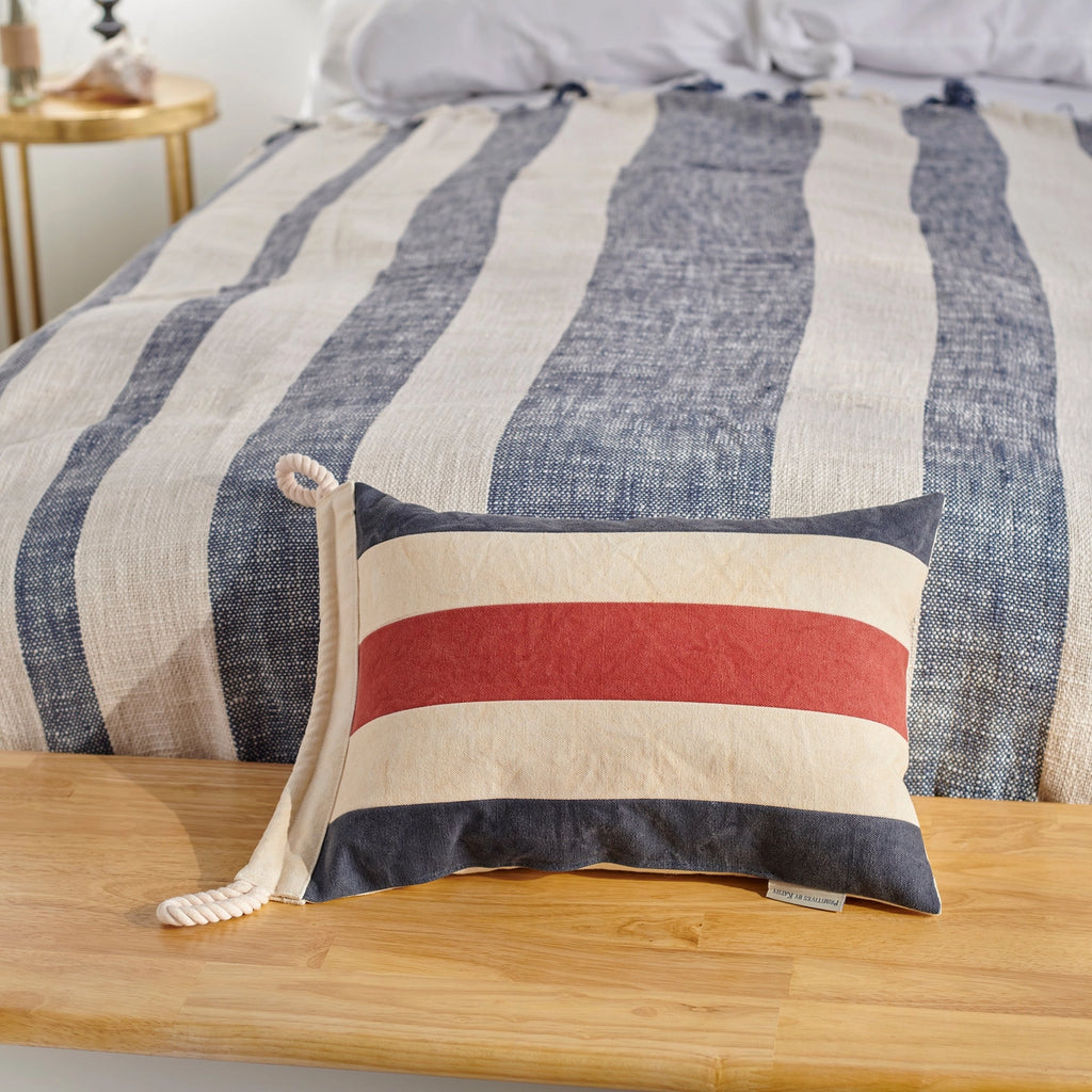 Nautical Striped Pillow