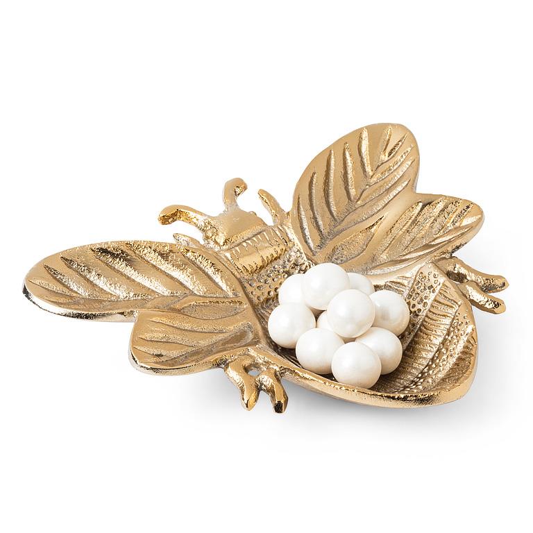 Gold Bee Tray