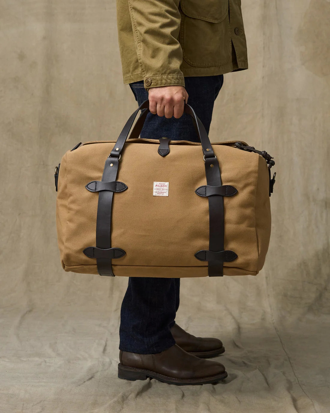 Filson Tan Medium Duffle