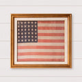 1865 American Flag Framed Print