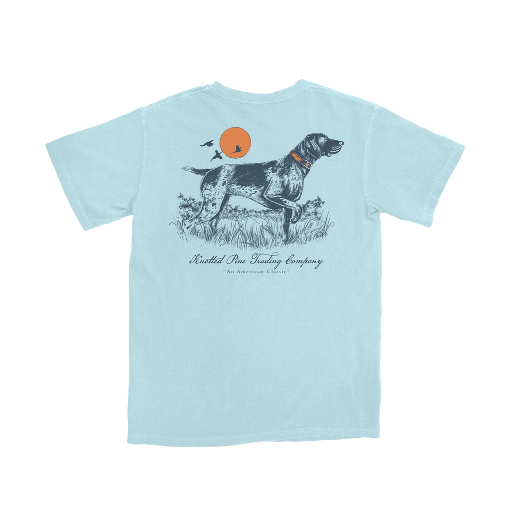 Knotted Pine Graphic Tee - Chambray