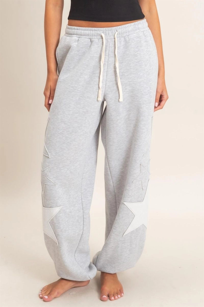 Star Patch Jogger Pants