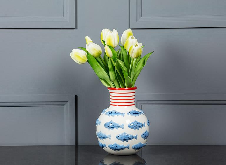 Swimming Fish Vase