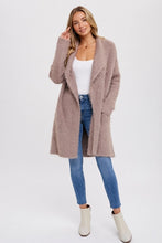 Load image into Gallery viewer, Soft Fuzzy Drape Front Cardigan
