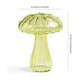 Mini Glass Mushroom Bud Vase