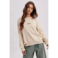 Striped Fish Crew Neck Sweater