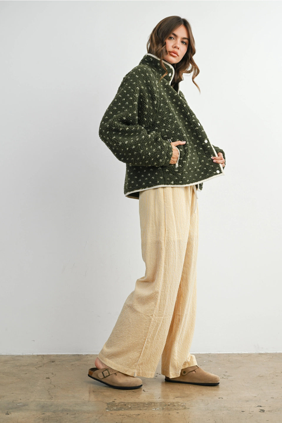 Fleece Puffer Jacket