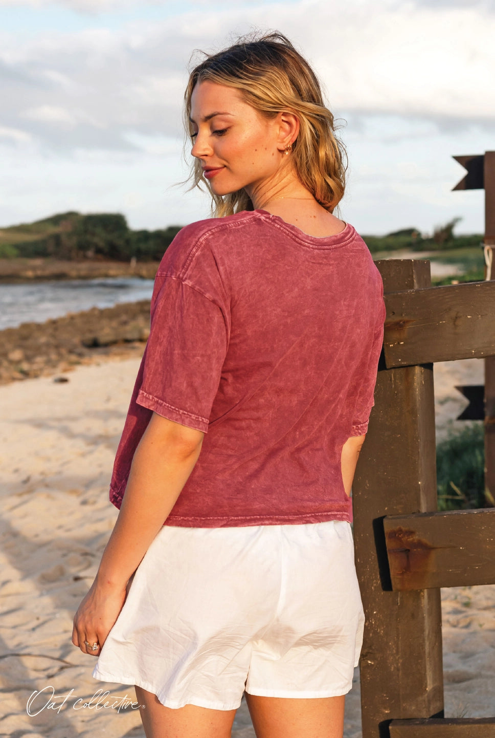 East Coast Cropped Graphic Top