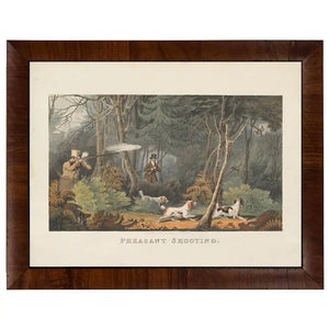 Framed Vintage Hunt Scene