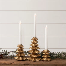 Load image into Gallery viewer, Gold Tree Candle Holder
