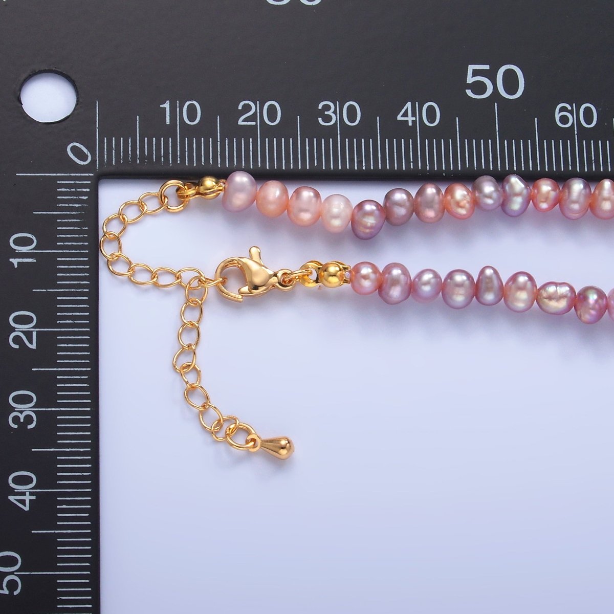 16" Pink Gradient Freshwater Pearl Necklace
