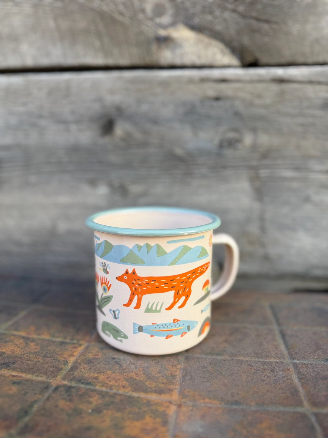 Enamel Coffee Mug