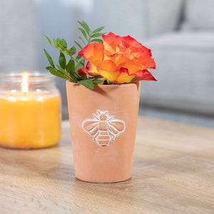 Small Terracotta Bee Pot