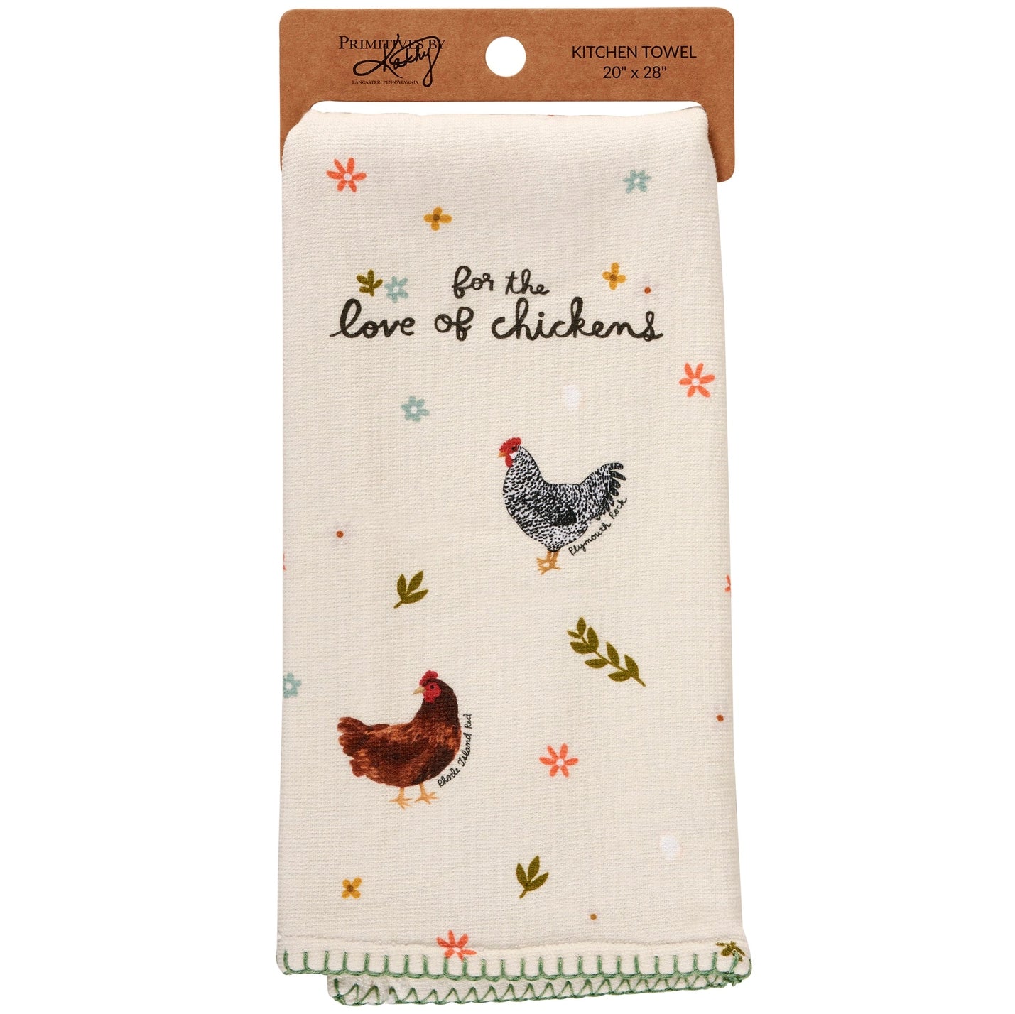For The Love of Chickens Kitchen Towel