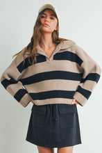 Load image into Gallery viewer, Stripe Drop Shoulder Sweater
