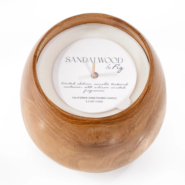 Wood Candle