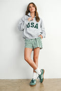 USA Quarter Zip Top
