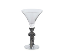 Load image into Gallery viewer, Hunting Dressed Fox Martini Glass
