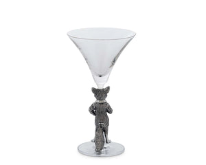 Hunting Dressed Fox Martini Glass