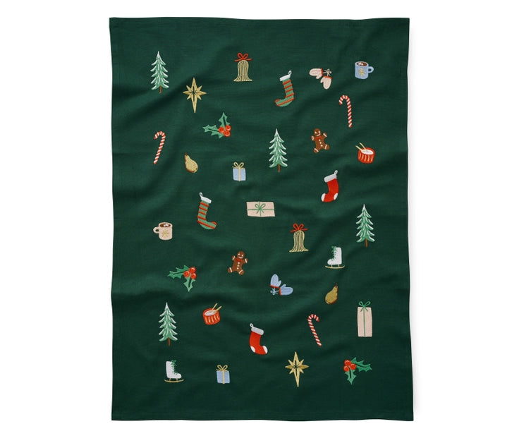 Christmas Tea Towel Seasons