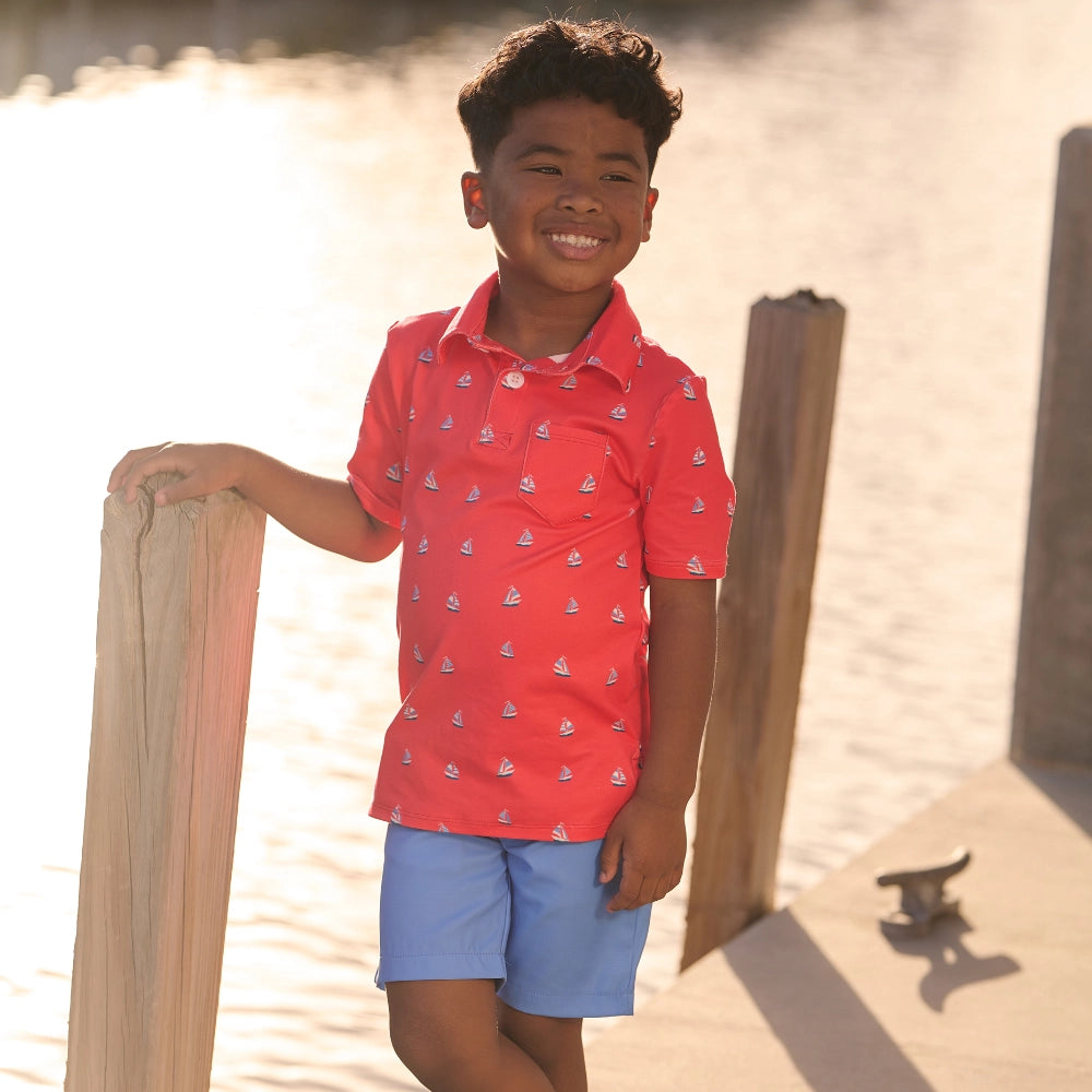 Boys Sailboat Polo