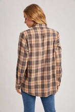 Load image into Gallery viewer, Beige Flannel Button Down
