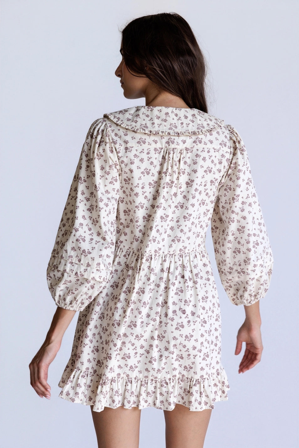 Floral Peter Pan Collar Dress