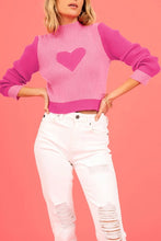 Load image into Gallery viewer, Knitting Heart Valentine&#39;s Day Sweater
