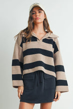 Load image into Gallery viewer, Stripe Drop Shoulder Sweater
