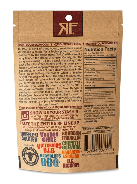 Righteous Felon Beef Jerky