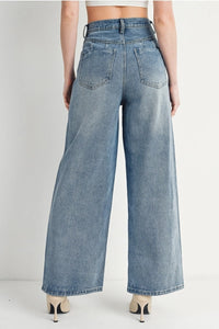 High Rise Wide Leg Jeans