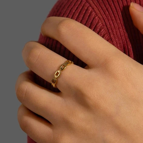 18k Gold Plated Thin Ring