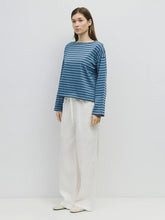 Load image into Gallery viewer, Oversized Striped Long Sleeve Top
