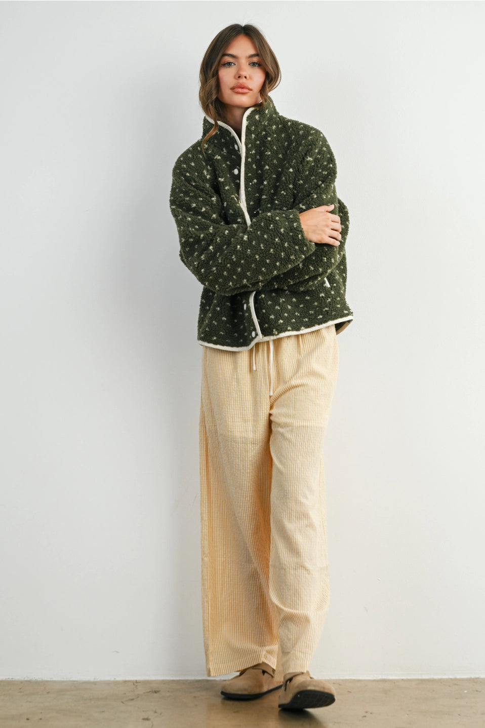 Fleece Puffer Jacket