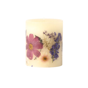 Small Round Botanical Candle