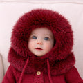 Kids Crimson Cuddle Bonnet