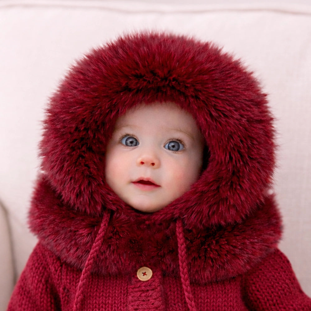 Kids Crimson Cuddle Bonnet