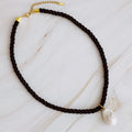 Satin Baroque Pearl Necklace