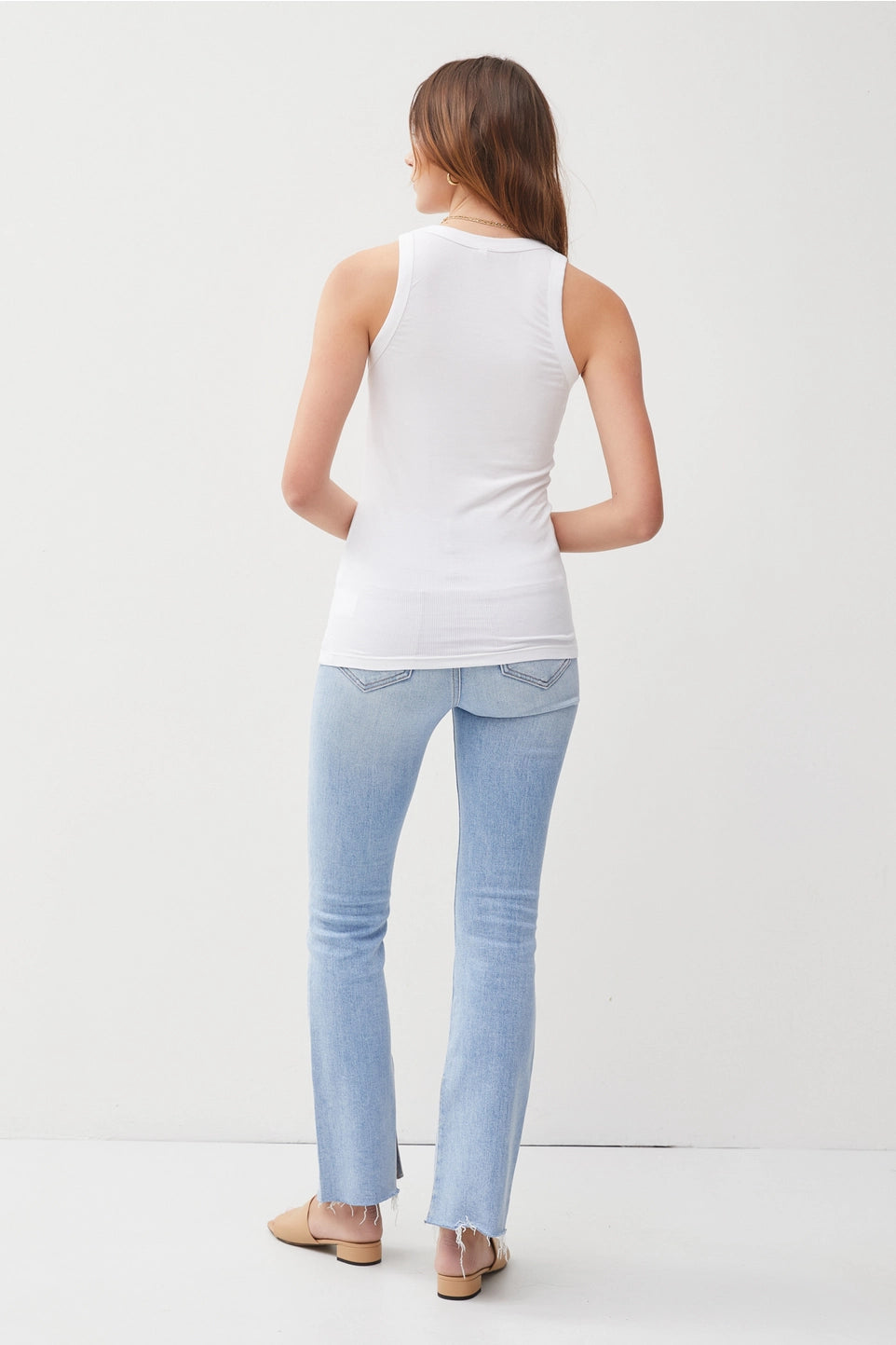 Cotton Scoop Neck Tank