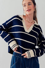 Load image into Gallery viewer, Striped Sailor Sweater
