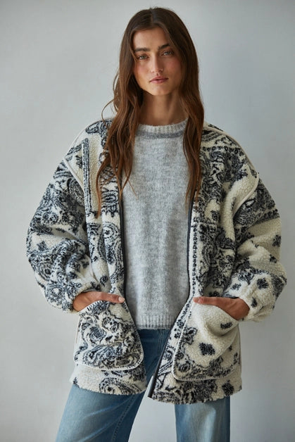 Paisley Sherpa Jacket