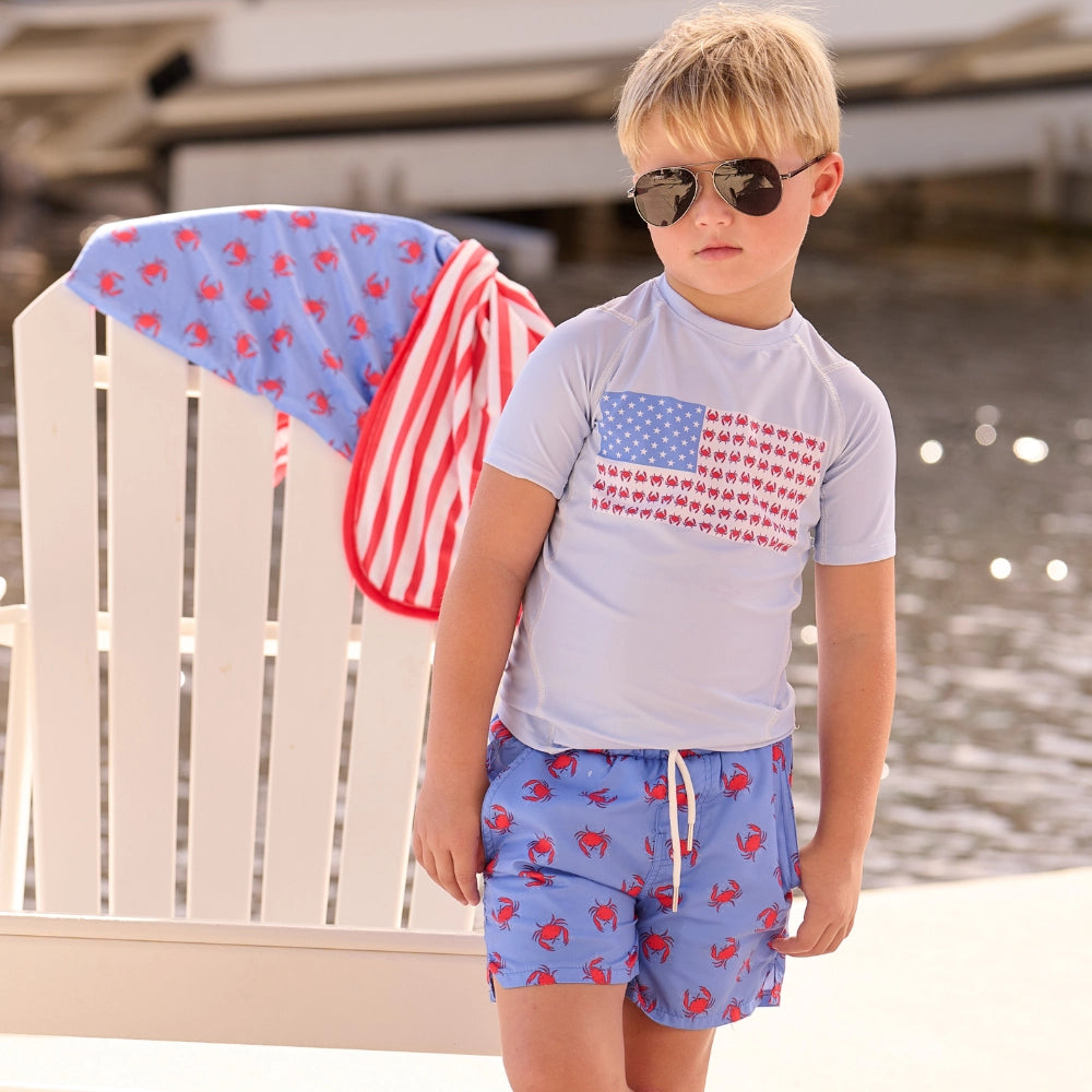 Boys Coastal Crab Swim Shorts