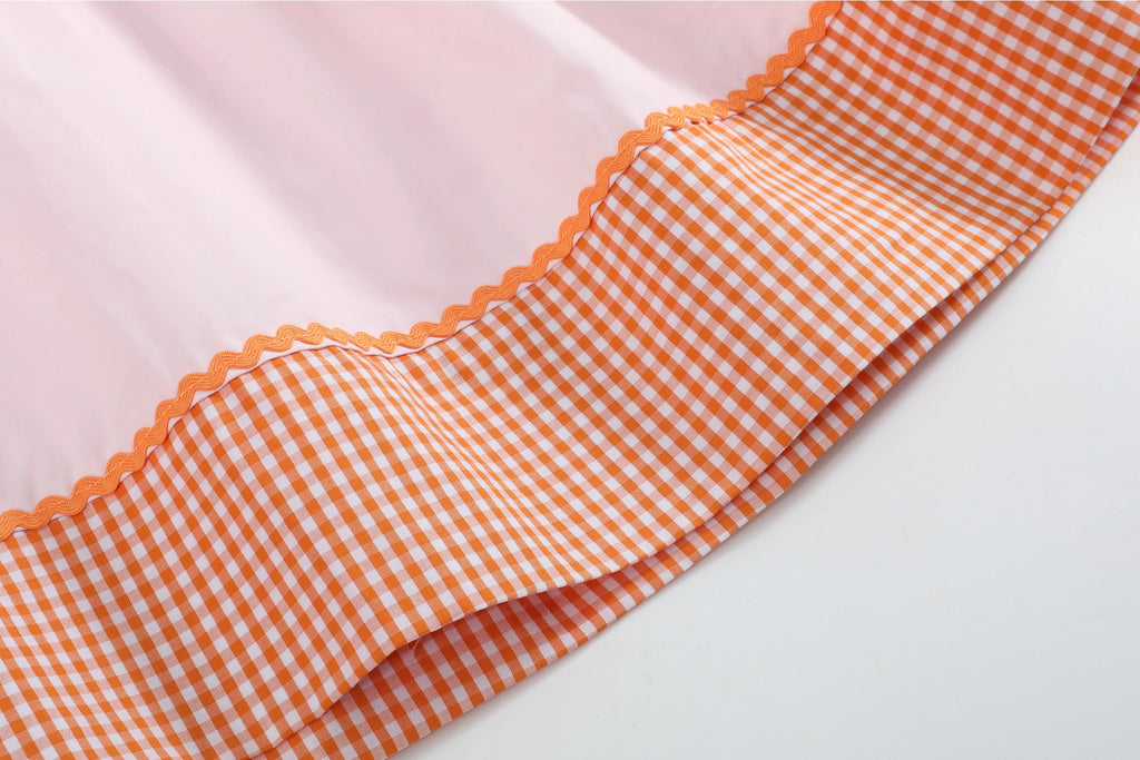Kids Pink and Orange Boo Dress